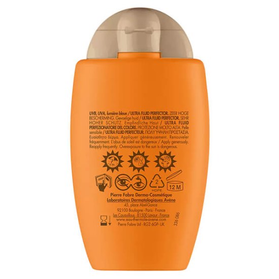 Avene Ultra Fluid Perfector SPF 50 renkli ton eşitleyici güneş kremi 50 ml UVA UVB koruma ultra akışkan- 2