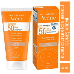 Avene - Avene Creme Teintee SPF 50 50 ML Renkli Güneş Kremi Avene - Avene Creme Teintee SPF 50 50 ML Renkli Güneş Kremi
