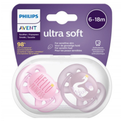 Avent - Avent 22302 Ultra Soft Emzik Kız 6-18 Ay Avent - Avent 22302 Ultra Soft Emzik Kız 6-18 Ay