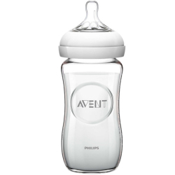 Avent - Avent Natural Cam Biberon Yavaş Akış 1 Ay+ 240 ML Avent - Avent Natural Cam Biberon Yavaş Akış 1 Ay+ 240 ML