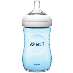Avent - Avent Natural PP Biberon Yavaş Akış 1 Ay+ 260 ML - Mavi Avent - Avent Natural PP Biberon Yavaş Akış 1 Ay+ 260 ML - Mavi