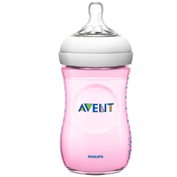 Avent - Avent Natural PP Biberon Yavaş Akış 1 Ay+ 260 ML - Pembe Avent - Avent Natural PP Biberon Yavaş Akış 1 Ay+ 260 ML - Pembe