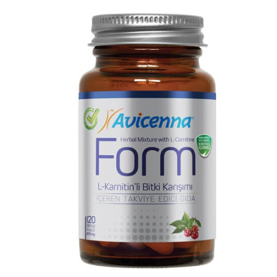 Avicenna Form Bitki Karışımı 120 kapsül sinameki yaprağı 888 mg kiraz sapı 280 mg bitkisel karışım- 1