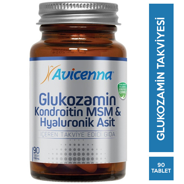 Avicenna Glukozamin Kondroitin MSM ve Hyaluronik Asit 90 Tablet
