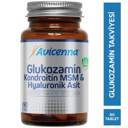Avicenna - Avicenna Glukozamin Kondroitin MSM ve Hyaluronik Asit 90 Tablet Avicenna - Avicenna Glukozamin Kondroitin MSM ve Hyaluronik Asit 90 Tablet