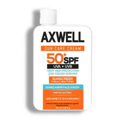Axwell SPF 50 Leke Karşıtı Nemlendirici Güneş Kremi 50 ML - Axwell