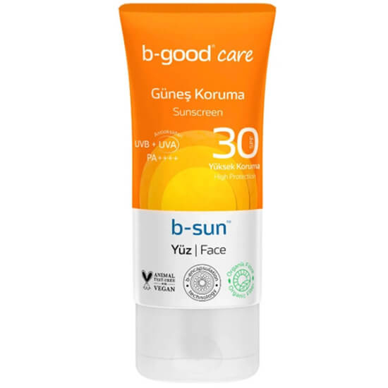B Good yüz için güneş kremi SPF 30 50 ml yüksek koruma besleyici etki doğal içerik günlük kullanım- 1
