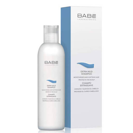 Babe Extra Mild Şampuan 250 ml ekstra yumuşak günlük saç ve saç derisi temizliği hacim parlaklık nemlendirici- 1