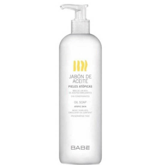 Babe Oil Soap 500 ml duş yağı, çok kuru ve atopik ciltler için %40+ temel yağ asitli nazik vücut temizleyici- 1