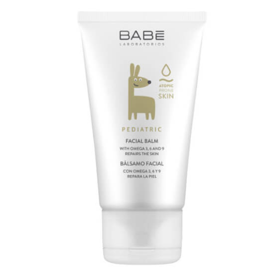 Babe Pediatric Facial Balm 50 ml çocuk yüz balsamı kuru ve çok kuru cilt için yoğun nemlendirici, koruyucu bariyer- 1