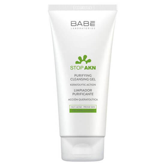Babe Stop Akn Purifying Cleansing Gel 200 ml yağlı ve akneye eğilimli ciltler için arındırıcı yüz temizleme jeli- 1