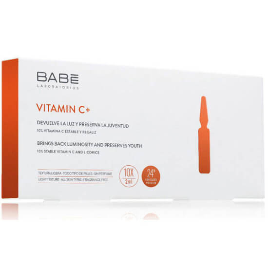 Babe Vitamin C Ampoule Solutions 10x2 ml leke karşıtı C vitamini ampul serum antioksidan aydınlatıcı bakım- 1