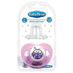 Baby Time BT138-2 Silikon Damaklı Koruma Kapaklı Emzik No: 2 - Baby Time