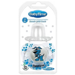Baby Time BT144 Damaklı Desenli Mat Emzik No: 2 - Baby Time