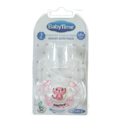 Baby Time BT145 Şeffaf Gövdeli Emzik No: 3 - Baby Time