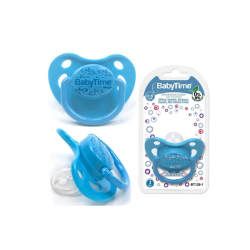 Baby Time Silikon Damaklı Mat Gövdeli Emzik No: 2 1 Adet - Baby Time