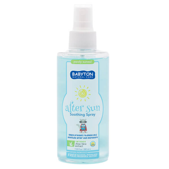 Babyton After Sun Soothing Spray 200 ml güneş sonrası yatıştırıcı sprey aloe vera provitamin B5 4D hyaluronik asit- 1