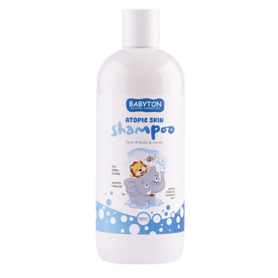 Babyton bebek ve çocuk şampuanı 400 ml, pH dengeli göz yakmayan, aloe vera ve calendula özlü, vegan- 1