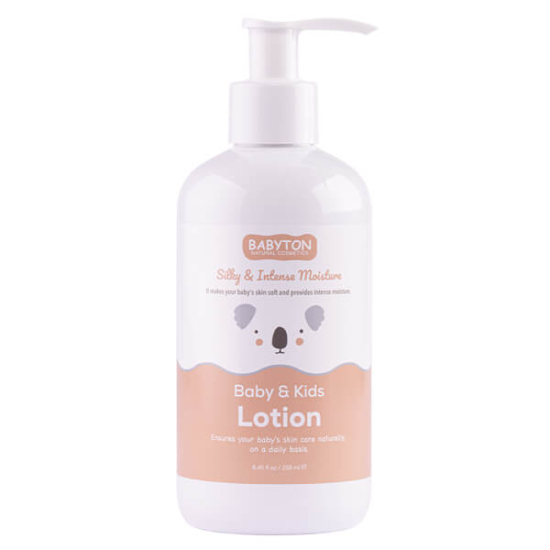 Babyton doğal yüz ve vücut losyonu 250 ml pompalı şişe, Aloe Vera, hindistancevizi yağı, jojoba yağı içerikli- 1