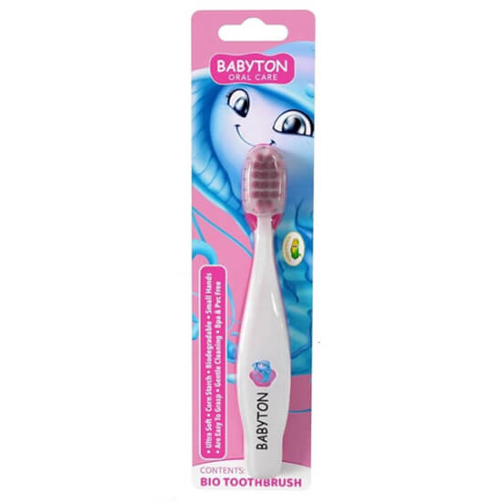  Babyton Bio Çocuk Diş Fırçası Ultra Yumuşak - Deniz Anası - 1