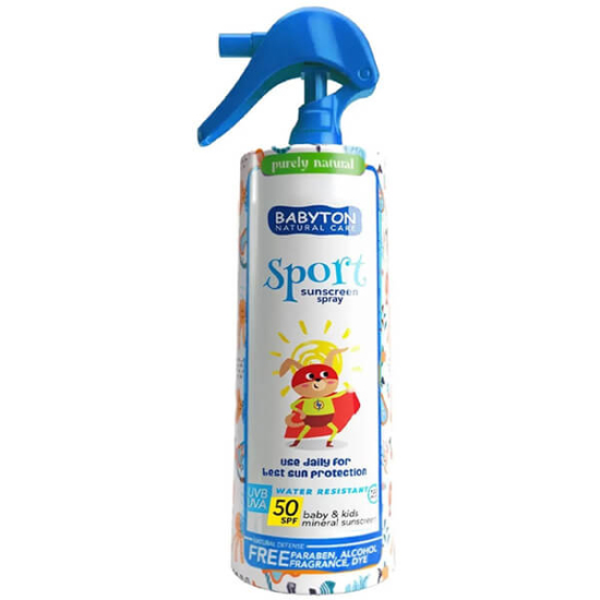 Babyton Suya Dayanıklı Spf 50 Güneş Koruyucu Sprey 200 ml - 1