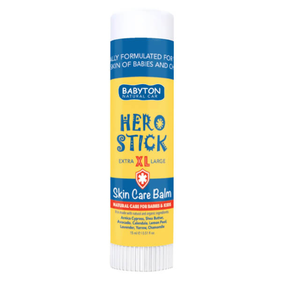 Babyton XL Hero Stick 15 ml stick form gündüz kremi, yoğun nem desteği, doğal organik içerik, alkol paraben içermez- 1