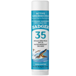 Badger Balm - Badger Balm Zinc Stick Spf 35 18 gr Kokusuz Güneş Kremi Badger Balm - Badger Balm Zinc Stick Spf 35 18 gr Kokusuz Güneş Kremi