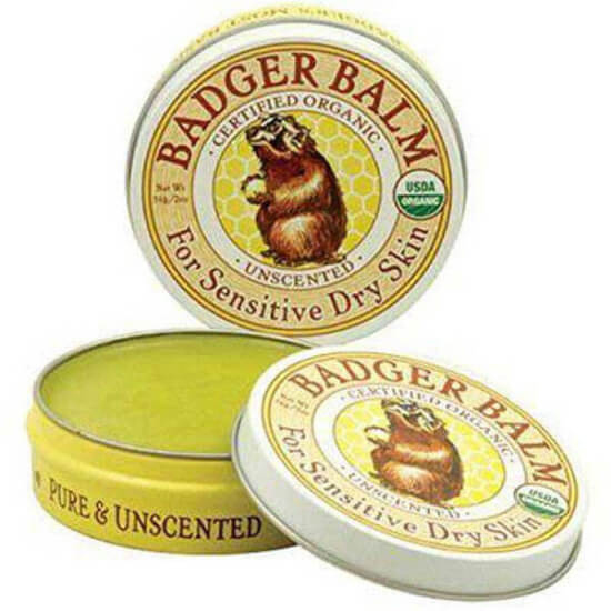 Badger Balm Unscented Balm 56 gr kokusuz nemlendirici balm hassas ciltler için organik zeytinyağı ve balmumu- 1