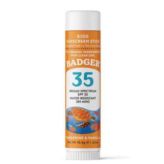  Badger Clear Zinc Çocuk Güneş Kremi Stick SPF35 18.4 g - 1