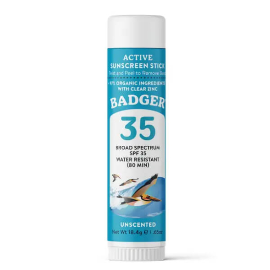  Badger Clear Zinc Kokusuz Güneş Kremi Stick SPF35 18.4 g - 1