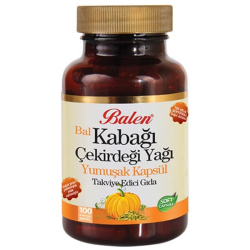 Balen Bal Kabağı Çekirdeği Yağı 1380 mg 100 Kapsül - Balen