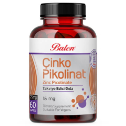 Balen Çinko Pikolinat 375 mg 60 Kapsül - Balen