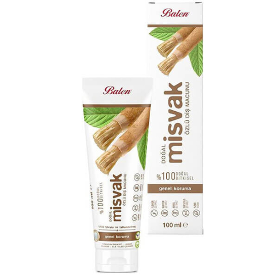  Balen Doğal Misvak Özlü Genel Koruma Diş Macunu 100 ml - 1