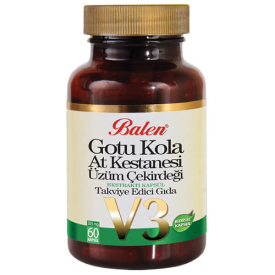  Balen Gotu Kola & At Kestanesi & Üzüm Çekirdeği 355 mg 60 Kapsül - 1