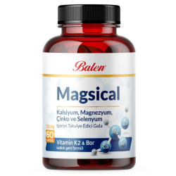 Balen Magsical Kalsiyum Çinko Selenyum Vitamin K 730 mg 60 Kapsül - Balen