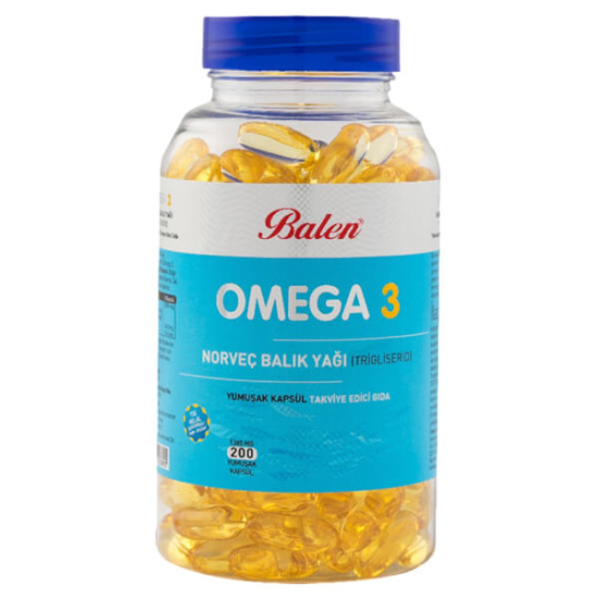  Balen Omega 3 Balık Yağı 1380 mg 200 Kapsül - 1