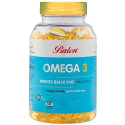 Balen Omega 3 Norveç Balığı Yağı Trigliserid 100 Yumuşak Kapsül - Balen