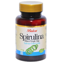 Balen Spirulina 375 mg 80 Kapsül - Balen