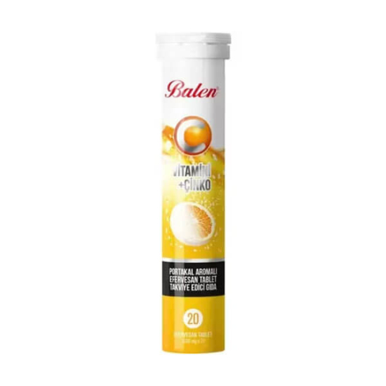  Balen Vitamin C Çinko 20 Efervesan Tablet - 1