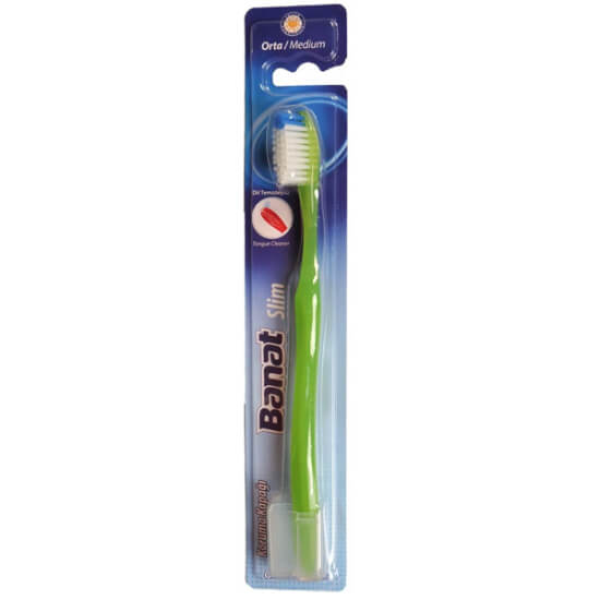  Banat Slim Yetiskin Orta Boy Dis Fırçası - 1