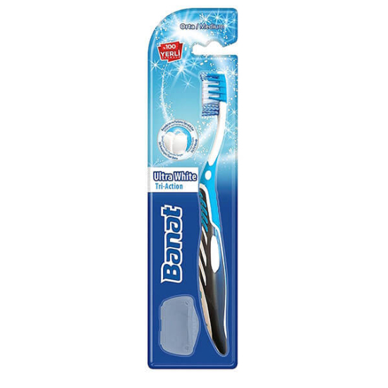  Banat Ultra White Tri Action Diş Fırçası Medium - 1