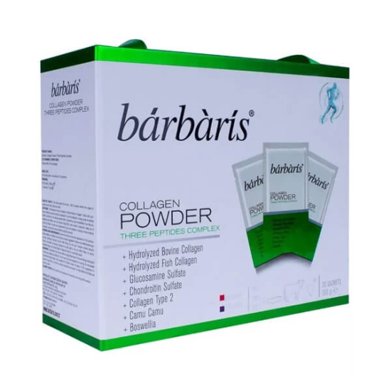 Barbaris Kolajen Powder Three Peptides Complex 30 saşe toz; 7500 mg sığır 2500 mg balık kolajen glukozamin- 1