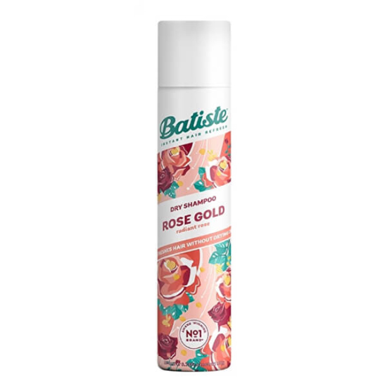 Batiste Dry Shampoo Rose Gold 200 ml kuru şampuan spreyi bergamot ve gül aromalı saç ferahlatıcı- 1