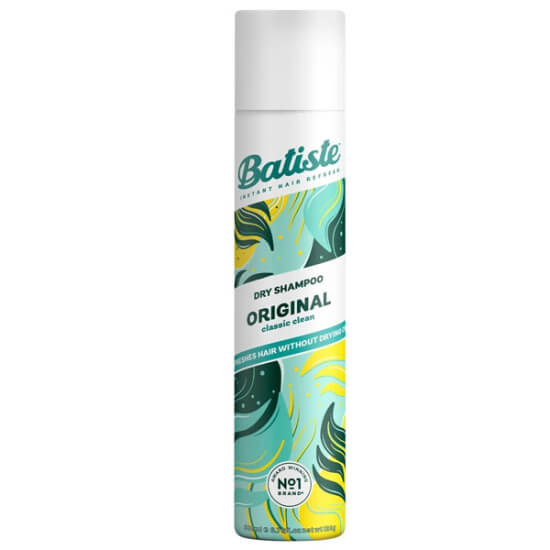 Batiste Original kuru şampuan 200 ml sprey su gerektirmeden temizler pirinç nişastalı formül saç diplerindeki yağı alır- 1
