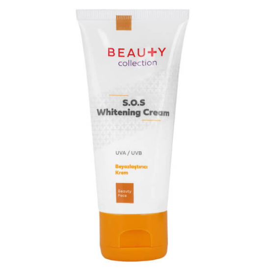 Beauty Collection Beyazlatıcı Krem 60 ml tüm ciltler için leke karşıtı aydınlatıcı bakım kremi makyaj bazı etkili- 1