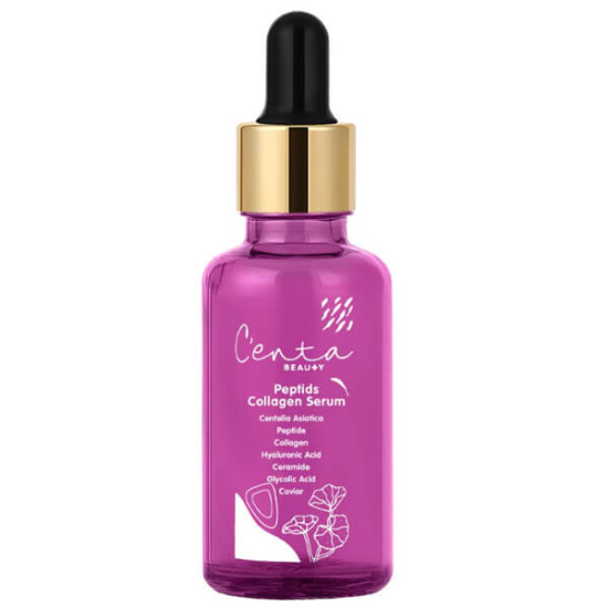 Beauty Collection Peptids Collagen Serum 30 ml peptid ve kolajen içerikli yüz serumu şişesi ve kutusu- 1