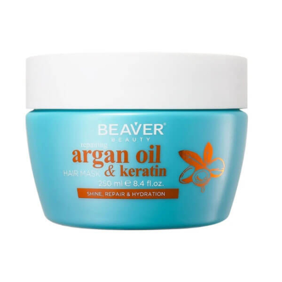  Beaver Argan Oil Keratin Hair Mask 250 ml - 1