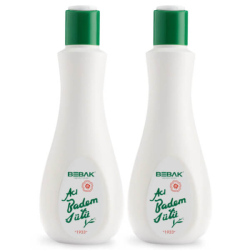 Bebak Acı Badem Süt Temizleyici Büyük Boy 215 gr 2 li - Bebak