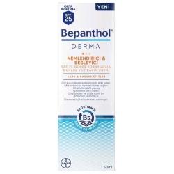 Bepanthol - Bepanthol Derma Nemlendirici ve Besleyici Spf 25 Yüz Bakım Kremi 50 ML Bepanthol - Bepanthol Derma Nemlendirici ve Besleyici Spf 25 Yüz Bakım Kremi 50 ML