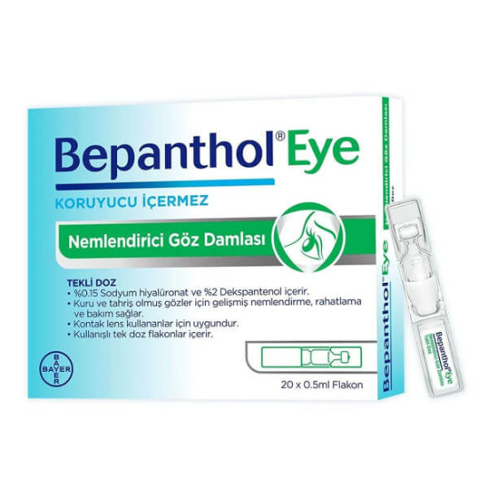  Bepanthol Eye Göz Damlası 0,5 ml 20 Flakon - 1